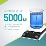 Magnetic Stirrer Hot Plate 300℃, 5000ml Capacity