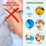 10 Pack Borosilicate Glass Luer Lock Syringes