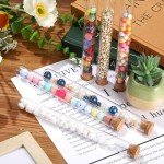 100PCS Glass Test Tubes with Cork Stoppers