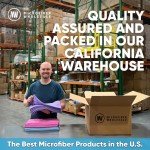 12 Pack Multi-Surface Microfiber Towels - 16"x16