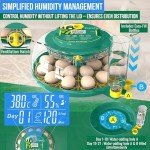 DX5® Automatic Egg Incubator with Humidity Control