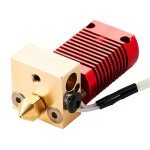 High-Temp Brass Heater Block for MK8 Extruder