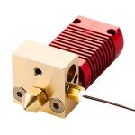 High-Temp Brass Heater Block for MK8 Extruder