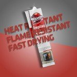High-Temp Black Fireplace Sealant - 2 Pack