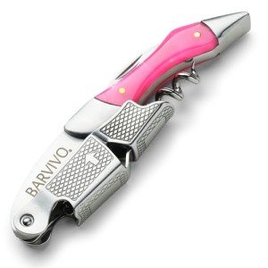 Double-Hinged Corkscrew Wine Opener with Cutter