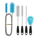 Double-Headed Nylon Cleaning Brush Set - 4 Pcs