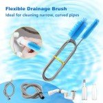 Double-Headed Nylon Cleaning Brush Set - 4 Pcs