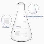 Labasics 1L Borosilicate Glass Erlenmeyer Flask