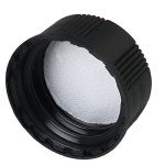 12pcs Black Poly Seal Screw Caps for Bottles