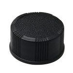 12pcs Black Poly Seal Screw Caps for Bottles