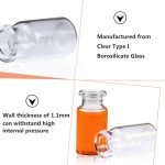 Borosilicate Glass Headspace Vials, 6 ml, Pack of 100