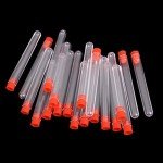 PUL FACTORY 35ml Plastic Test Tubes with Caps - 10 Pack