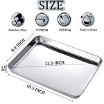 3-Piece Stainless Steel Dental Procedure Tray Set