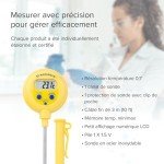 Water-Resistant Thermometer with Calibration -20 to 100°C