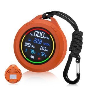 Oxygen Detector: Portable 6-in-1 Air Quality Monitor