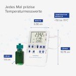 Data Logging Thermometer with Calibration and Probe
