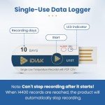 USB Temperature Data Logger - 5 Pack, High Accuracy