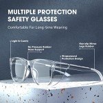 Stylish Anti-Fog Safety Glasses for Lab Use
