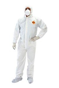 Tiger Tough Heavy Duty White Coveralls, 3X-Large - 25-Pack