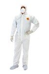 Tiger Tough Heavy Duty White Coveralls, 3X-Large - 25-Pack