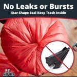 No Leak Hospital Grade Biohazard Waste Bags 50 Pk