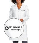 Custom Embroidered Women's Lab Coat - XL 38