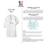 Custom Embroidered Women's Lab Coat - XL 38