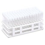 White Plastic Well Rack Kit with Tubes and Caps