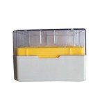 5-Pack Polycarbonate CryoBox Vial Rack - Yellow