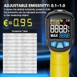 MESTEK Digital IR Laser Thermometer -58°F~1472°F