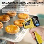MESTEK Digital IR Laser Thermometer -58°F~1472°F