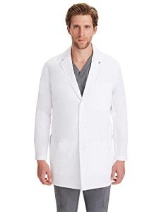 Logan Men's Mid-Length 6-Pocket Lab Coat