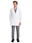 Logan Men's Mid-Length 6-Pocket Lab Coat