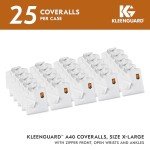 KleenGuard™ A40 White Coveralls, XL (25 Pack)