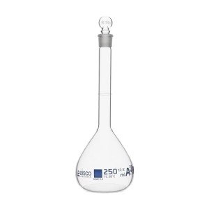 EISCO 250ml Class A Volumetric Flask with Stopper