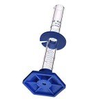 10ML Thick Glass Graduated Cylinder with Bumper Guards