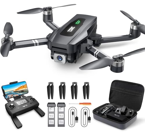 TENSSENX 4K GPS Drone with Carrying Bag
