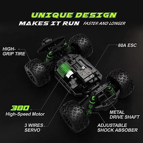 RIAARIO RC Cars 005 - High Speed Off Road Monster Trucks