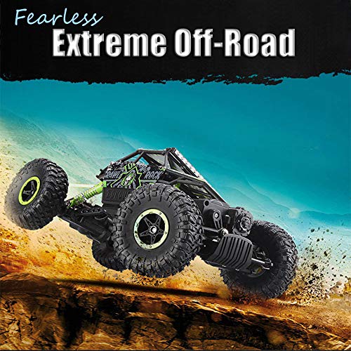 Powerful 2.4Ghz RC Cars for Kids: Green