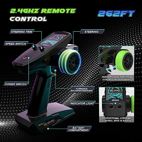 RIAARIO RC Cars 005 - High Speed Off Road Monster Trucks