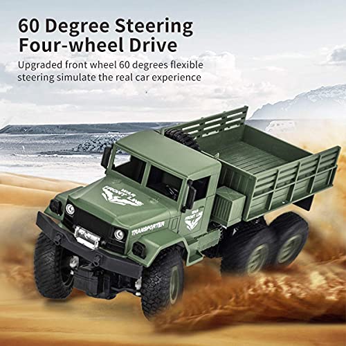 XINGRUI RC Military Truck - 50 Minutes Playtime