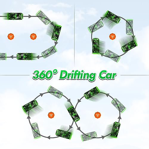 BIFYTON RC Drift Car with LED Lights and Drifting Tire