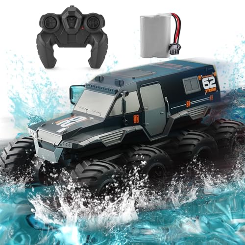 Scale 8WD Amphibious RC Truck - Offroad Fun