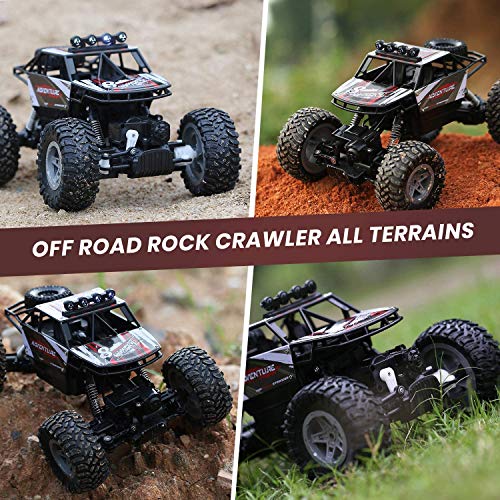 DEERC DE45 RC Cars 1:14 Monster Truck, LED Headlight