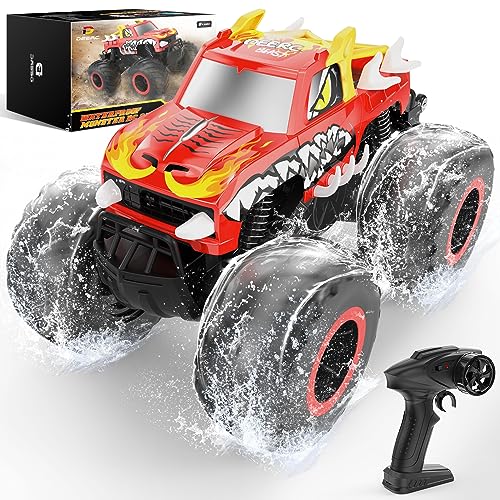 DEERC 1:16 Amphibious RC Monster Trucks - Waterproof