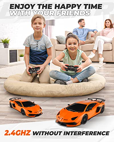 BEZGAR RC Car: 1:24 Scale Lambor Aventador SVJ