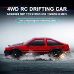 RC Drift Car 1:24 Scale 4WD LED Lights