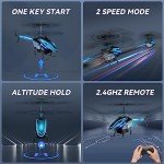 RC Helicopter for Kids with LED Lights and Gyro