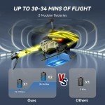RC Helicopter for Kids with LED Lights and Gyro