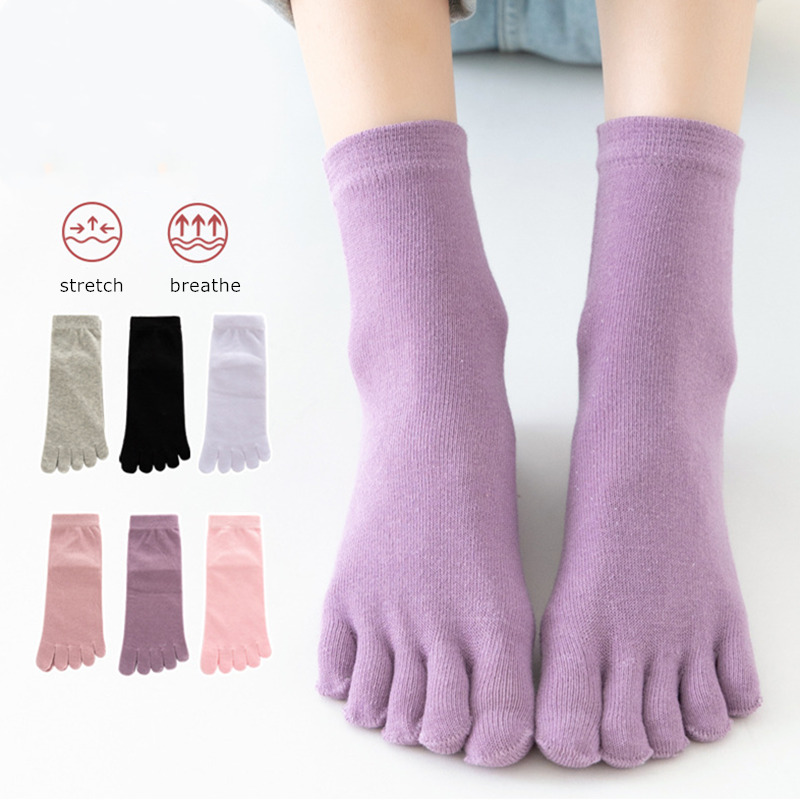 Women's 5-pack Toe Socks for Fivefingers